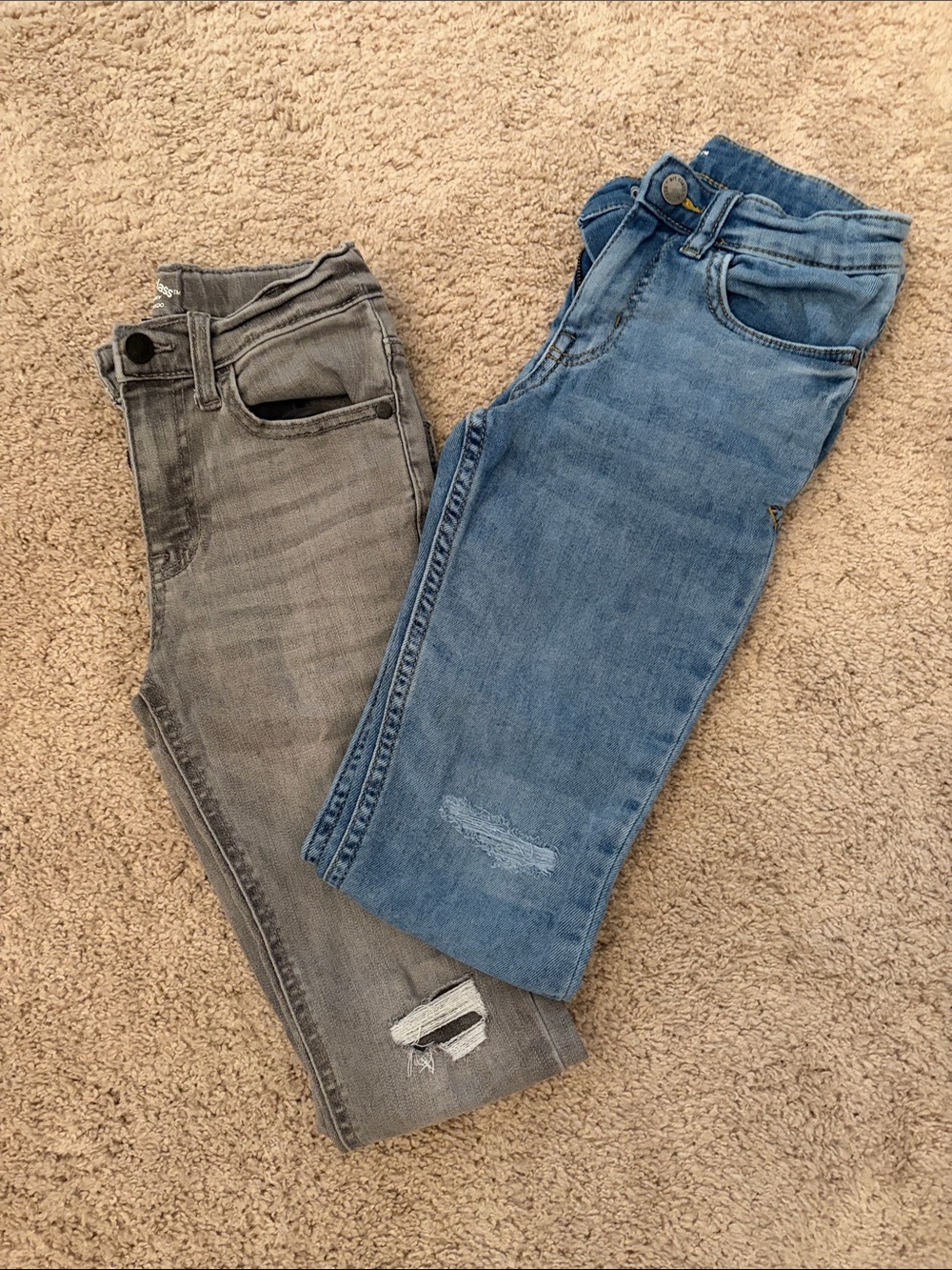 Boy’s Jeans in Blue and Gray - Classic Denim